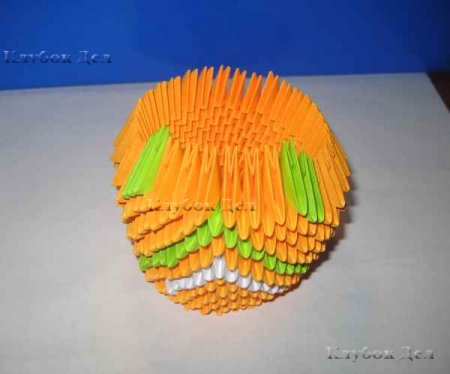 Модульное оригами "Пава"