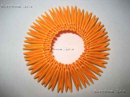 Модульное оригами "Пава"