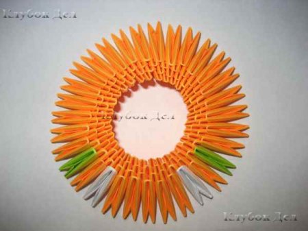 Модульное оригами "Пава"