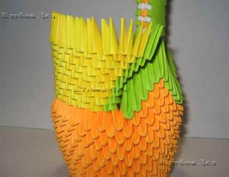 Модульное оригами "Пава"