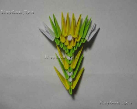 Модульное оригами "Пава"