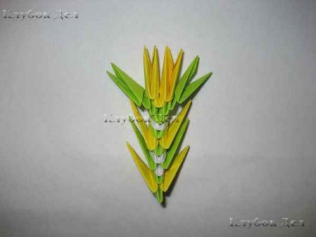 Модульное оригами "Пава"