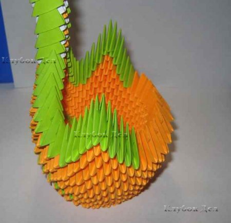 Модульное оригами "Пава"