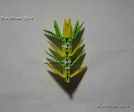 Модульное оригами "Пава"