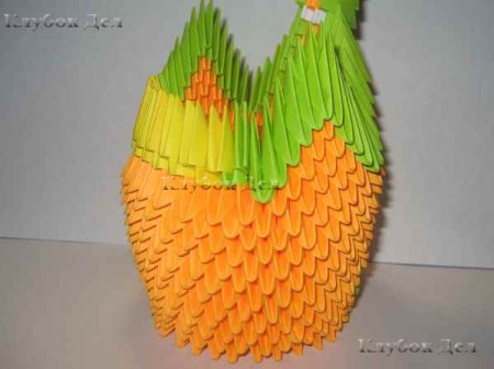 Модульное оригами "Пава"