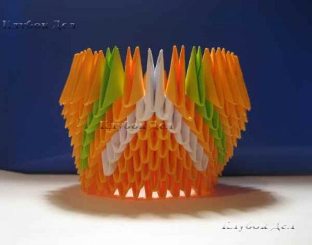 Модульное оригами "Пава"