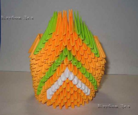 Модульное оригами "Пава"