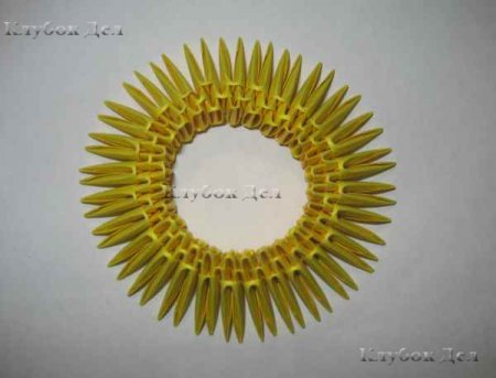 Модульное оригами "Пава"