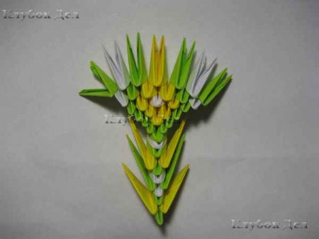 Модульное оригами "Пава"