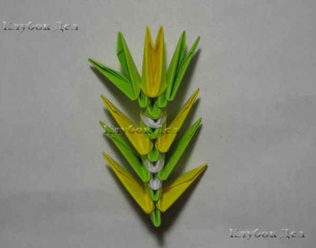 Модульное оригами "Пава"