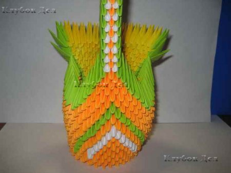 Модульное оригами "Пава"