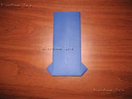 Открытка-рубашка в технике оригами