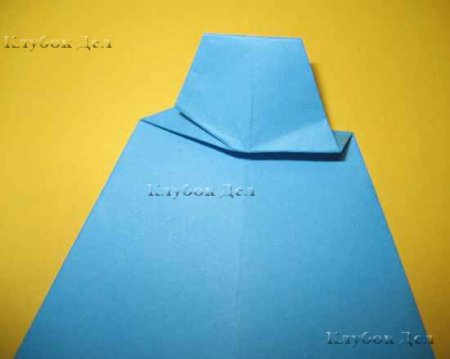 Открытка-рубашка в технике оригами