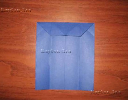 Открытка-рубашка в технике оригами