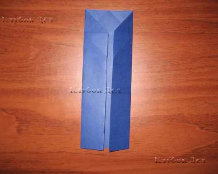 Открытка-рубашка в технике оригами