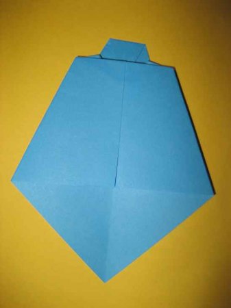 Открытка-рубашка в технике оригами