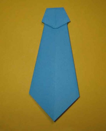 Открытка-рубашка в технике оригами