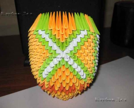 Пасхальное яйцо из модулей