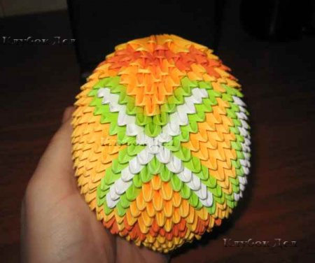 Пасхальное яйцо из модулей