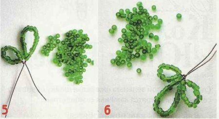 Бисероплетение «Веточка вербы»