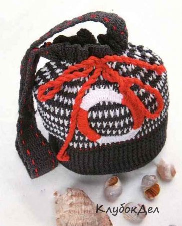 Сумка в морском стиле