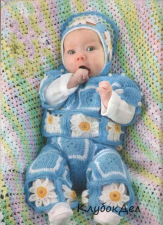 Комплект с ромашками