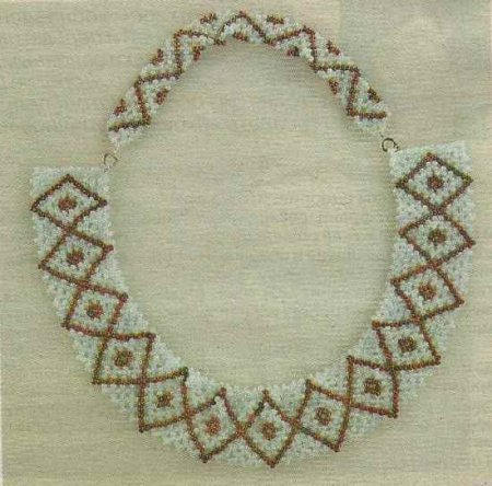 Мастер класс по плетению колье из бисера