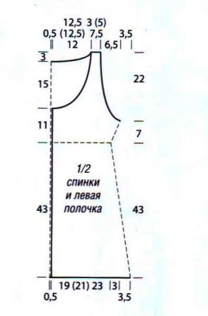 Жилет с цветами