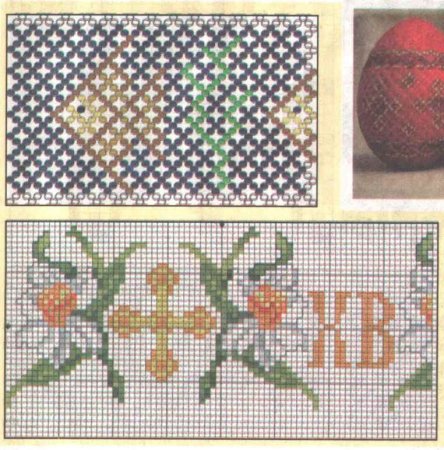 Пасхальные яйца из бисера