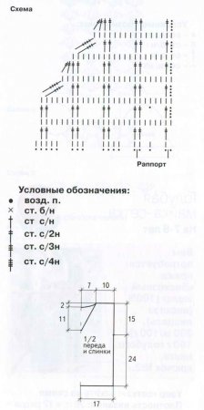 Голубая майка-сетка и майка с протяжками