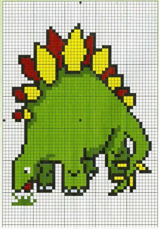 Вышивка «Парк юрского периода»