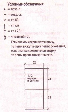 Голубой топ