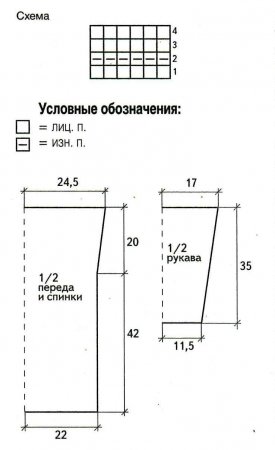 Вязаный спицами изумрудный пуловер