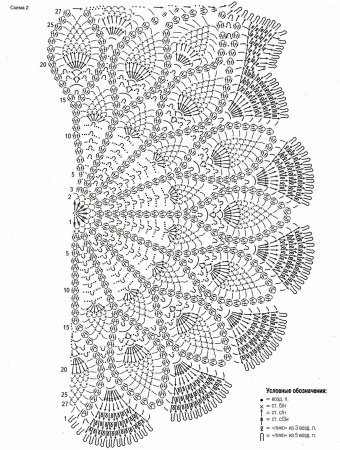 Черный ажурный жилет с круглыми полочками