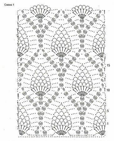 Черный ажурный жилет с круглыми полочками