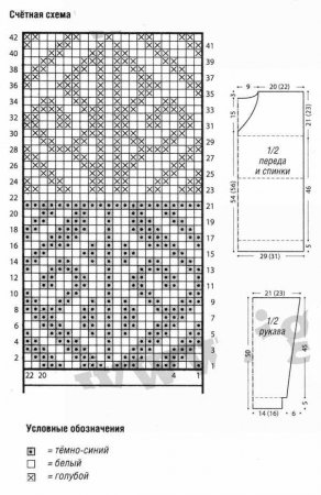 Мужской свитер с жаккардовым узором
