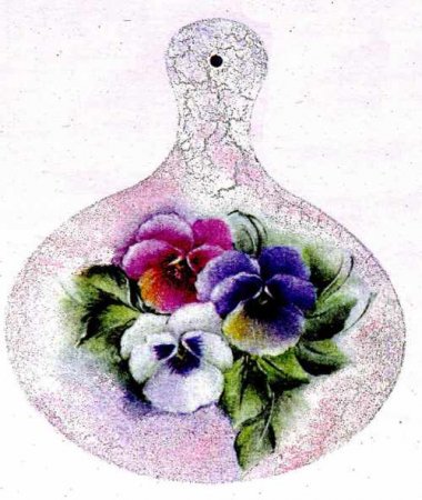 Декупаж "Фиалковое настроение"