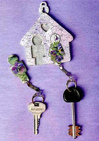 Декупаж "Фиалковое настроение"