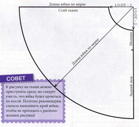 Лиловая юбка