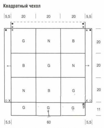 Чехлы для подушек с клетчатым узором