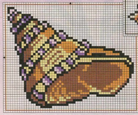 Вышитые крестом подушечки «Коллекция ракушек»