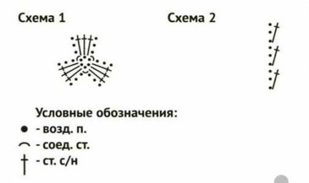 Серая шапочка с цветами
