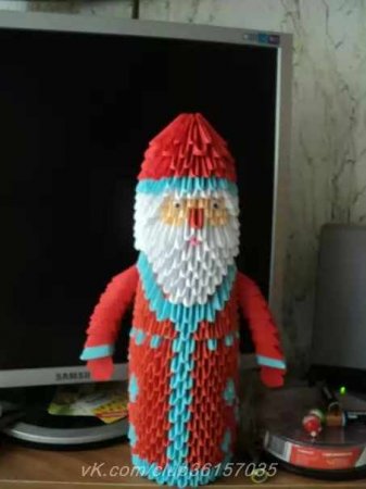 «Дедушка Мороз» оригами