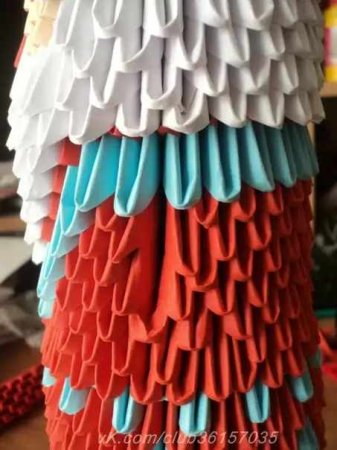 «Дедушка Мороз» оригами