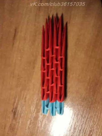 «Дедушка Мороз» оригами