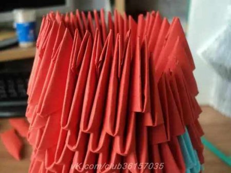 «Дедушка Мороз» оригами