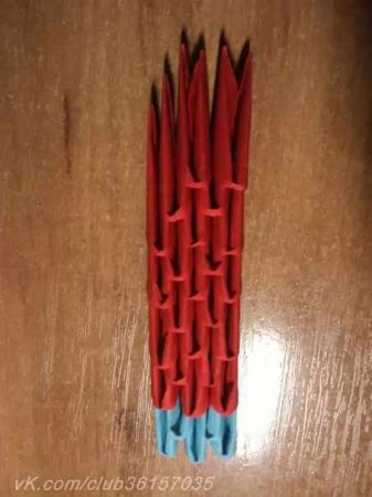 «Дедушка Мороз» оригами