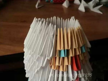 «Дедушка Мороз» оригами