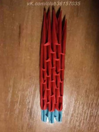 «Дедушка Мороз» оригами