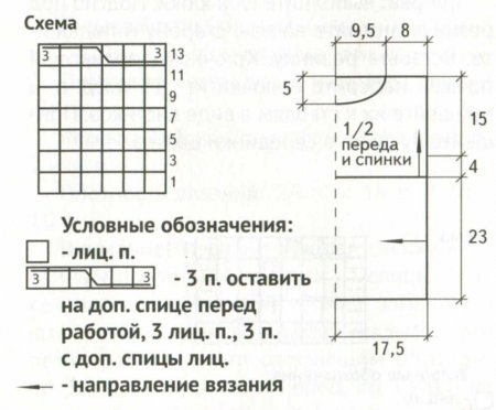Пуловер бордового цвета с короткими рукавами